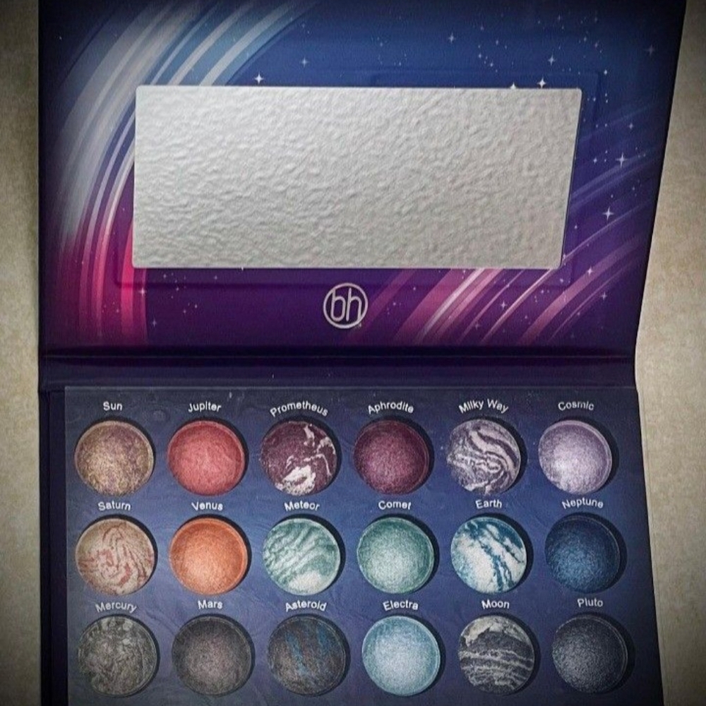 NEW, BH COSMETICS, GALAXY CHIC, 18 COLOR BAKED EYESHADOW PALETE